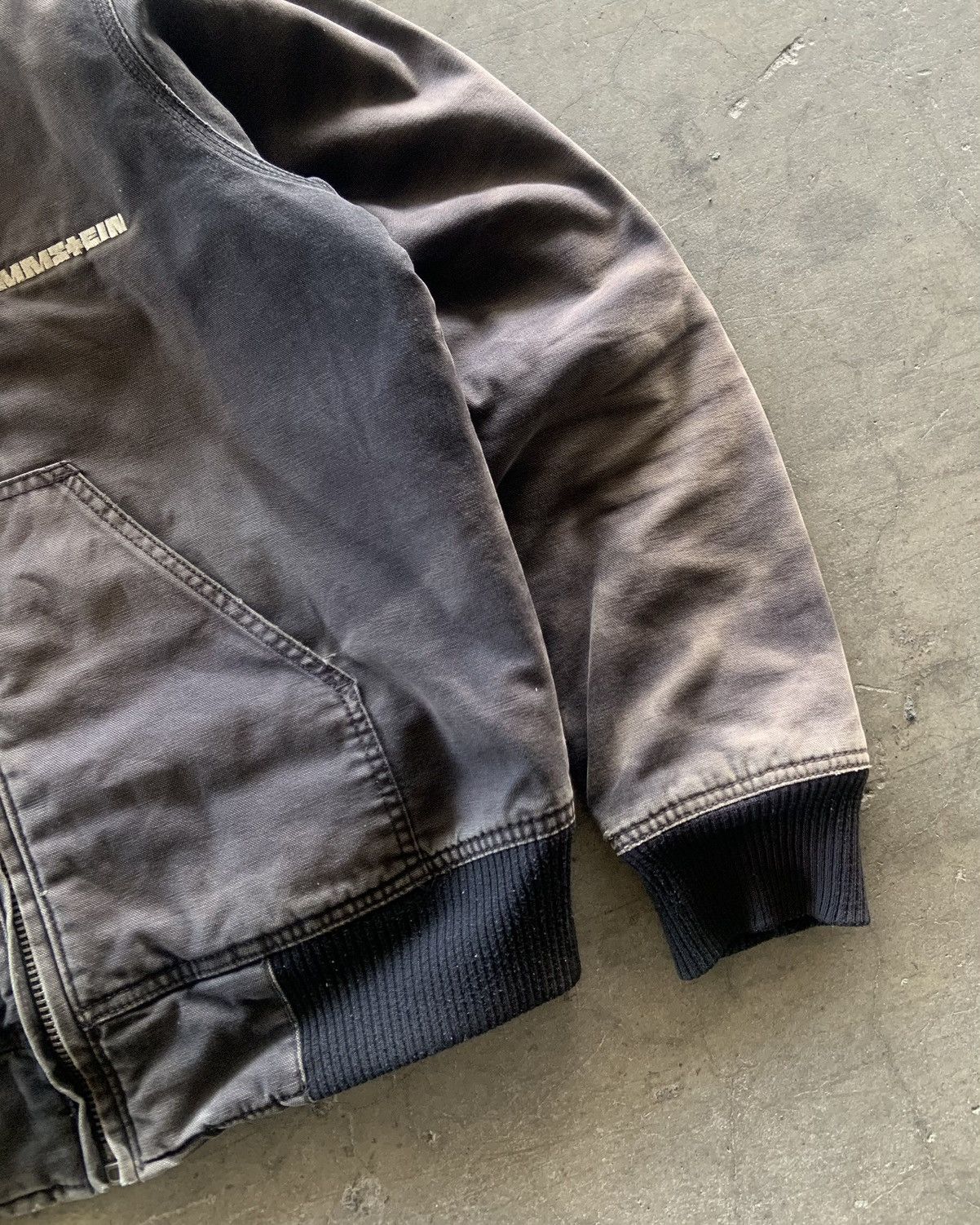 Vintage Rammstein Faded Black Active Jacket Size US M / EU 48-50 / 2 - 3 Thumbnail