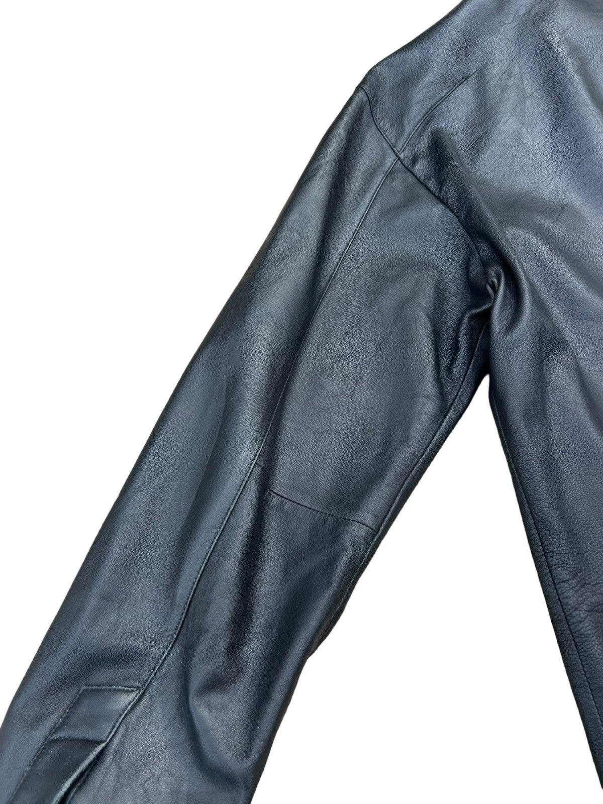 Vintage Vintage Yoshiyuki Konishi Black Sheepskin Leather Shirt Size US M / EU 48-50 / 2 - 16 Thumbnail