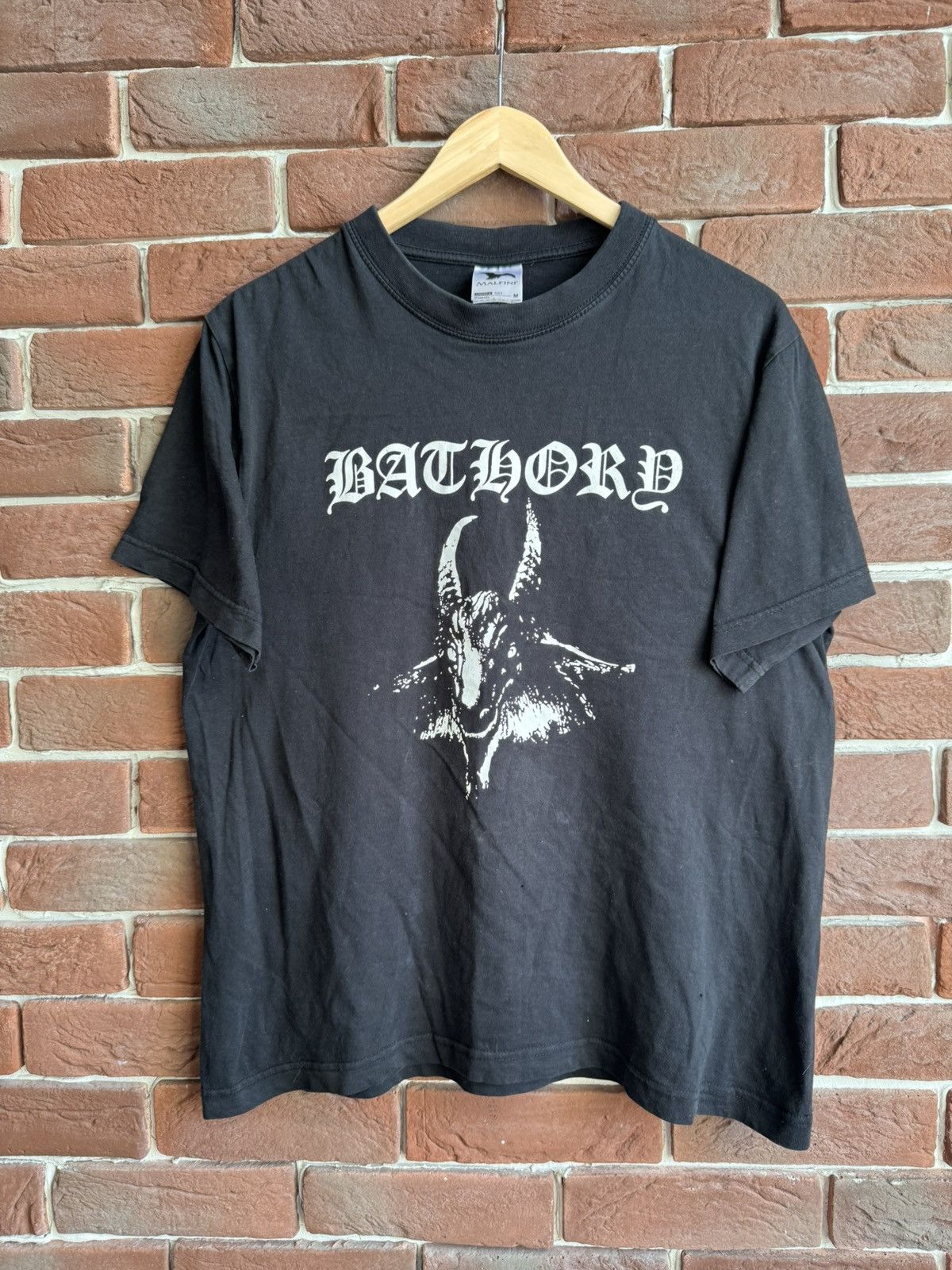 Band Tees Bathory Vintage 00s Goat Queen Black Metal Band Tee 666 Size US M / EU 48-50 / 2 - 1 Thumbnail