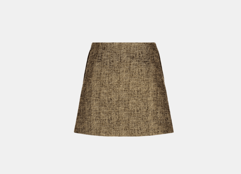 Dior o1w1db11225 421J45 Mini Skirt in Multicolor Size 30" / US 8 / IT 44 - 2 Thumbnail