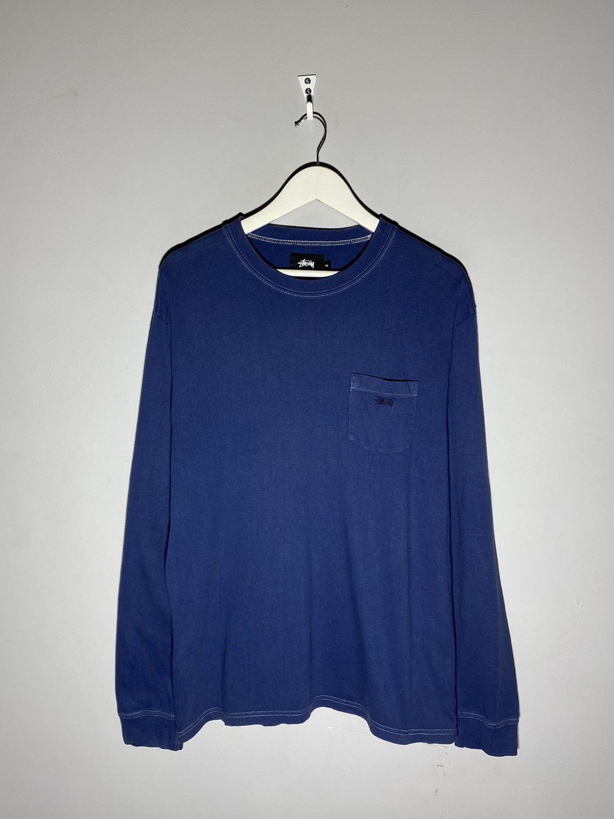 Stussy Stussy Contrast Stitched Chest Pocket Logo Long Sleeve Tee Size US M / EU 48-50 / 2 - 1 Thumbnail