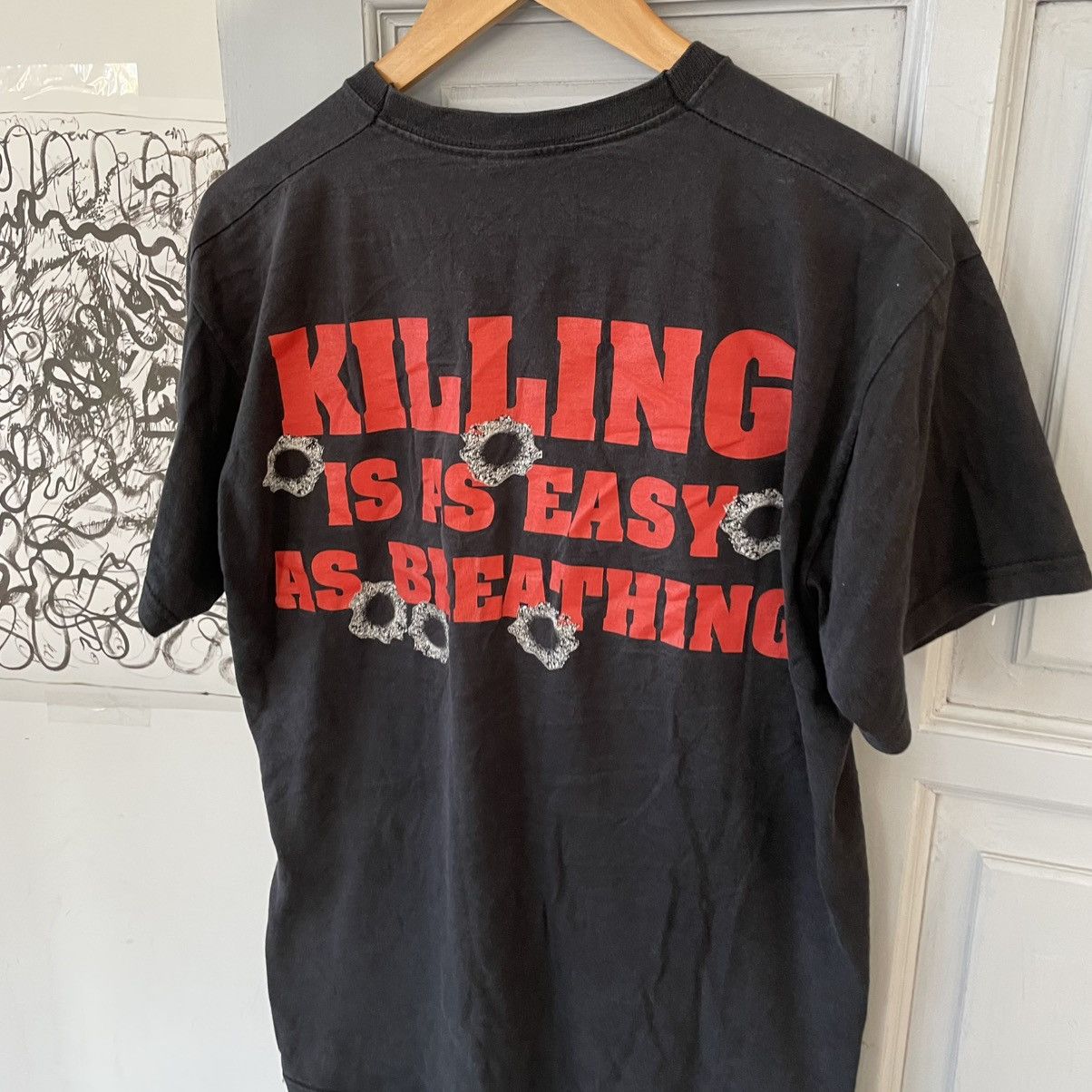 Vintage Vintage 90’s Rambo Unearth Sylvester Stallone Movie Tee Size US M / EU 48-50 / 2 - 5 Thumbnail