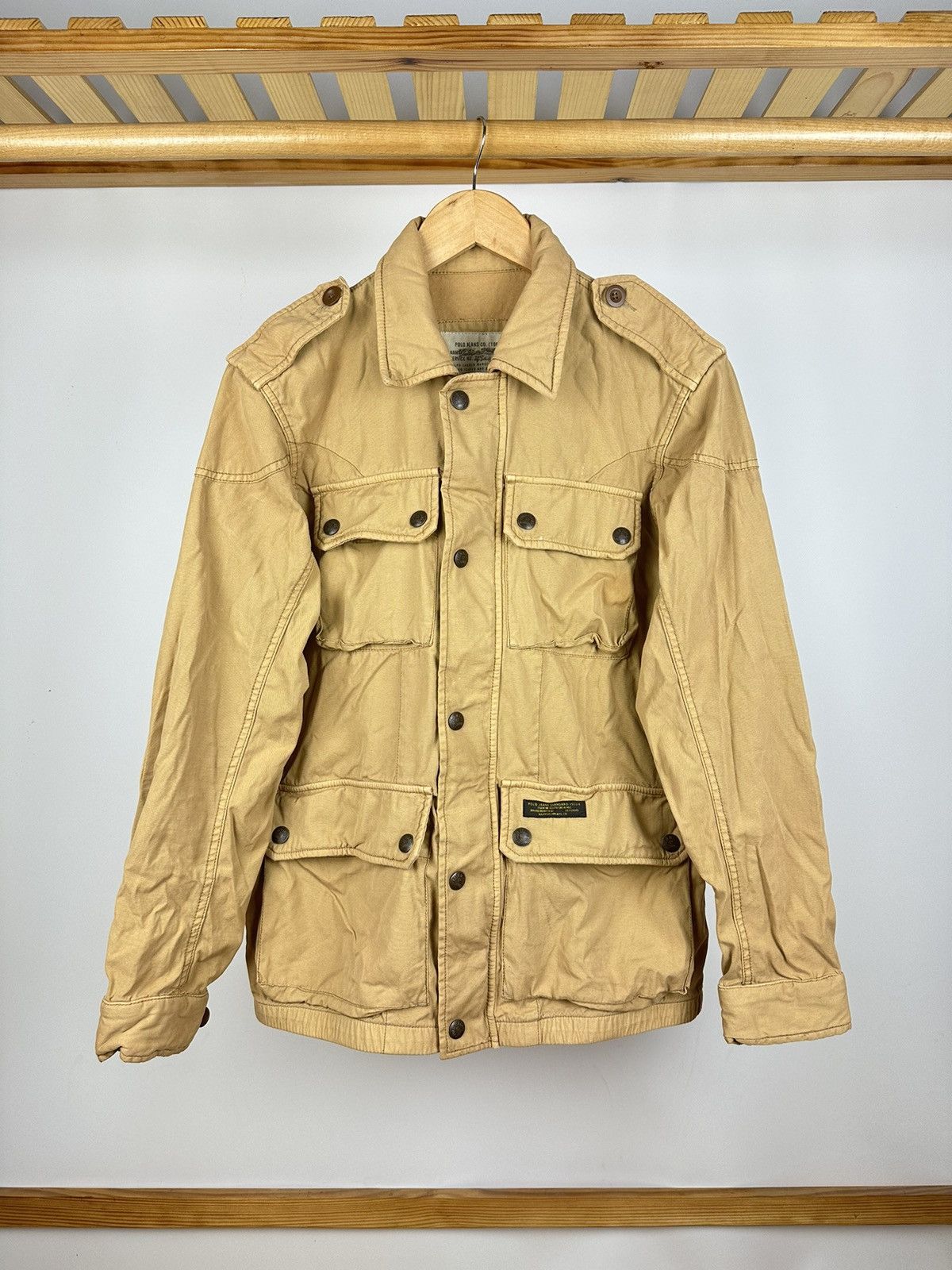 Lauren Ralph Lauren × Polo Ralph Lauren × Vintage Polo Jeans Ralph Lauren Vintage Military Jacket Rare Size US S / EU 44-46 / 1 - 1 Thumbnail