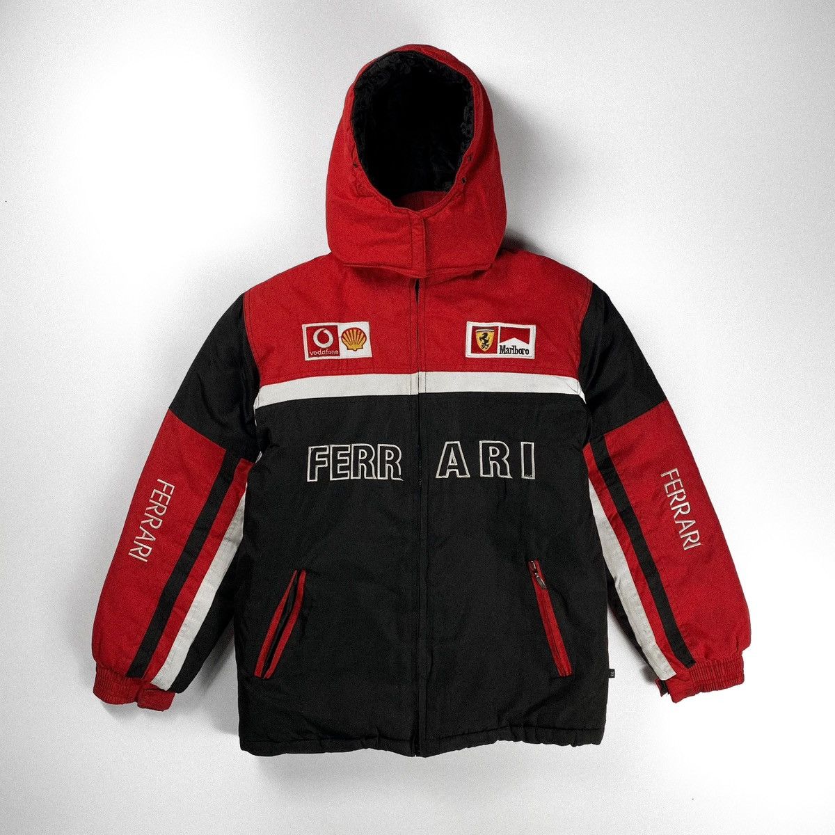 Ferrari Ferrari Marlboro Hood Jacket Vintage Size US M / EU 48-50 / 2 - 1 Thumbnail