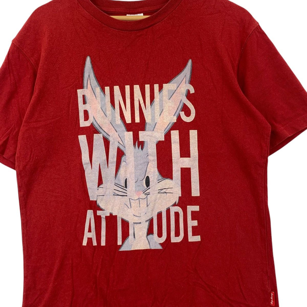 Vintage BUGS BUNNY Looney Tunes Bunnies With Attitude Tee Shirt Top Size M / US 6-8 / IT 42-44 - 3 Thumbnail