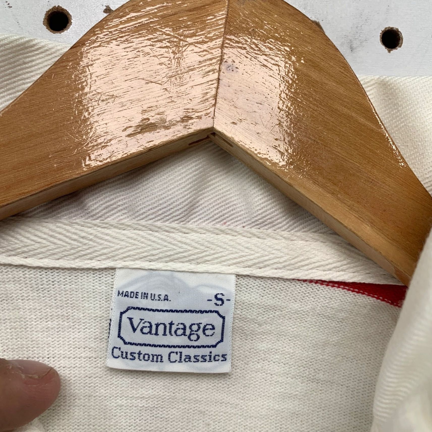 Vintage VINTAGE Vantage Rugby Polo Shirt Men S Red White Stripe HFC Long Sleeve USA Size US S / EU 44-46 / 1 - 3 Thumbnail