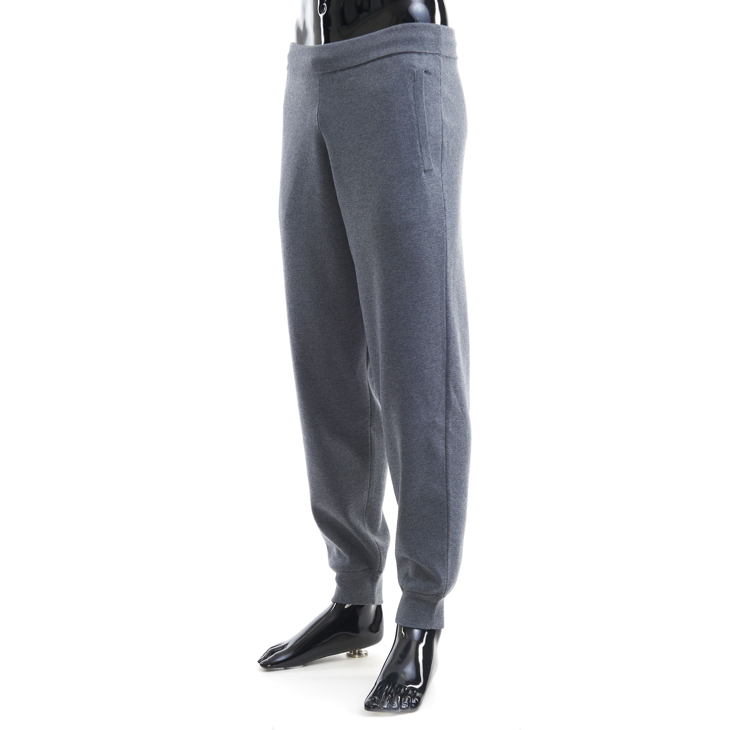 Berluti Wool Knit Pants With Leather Logo Embossed Patch Size M Size US 30 / EU 46 - 2 Thumbnail