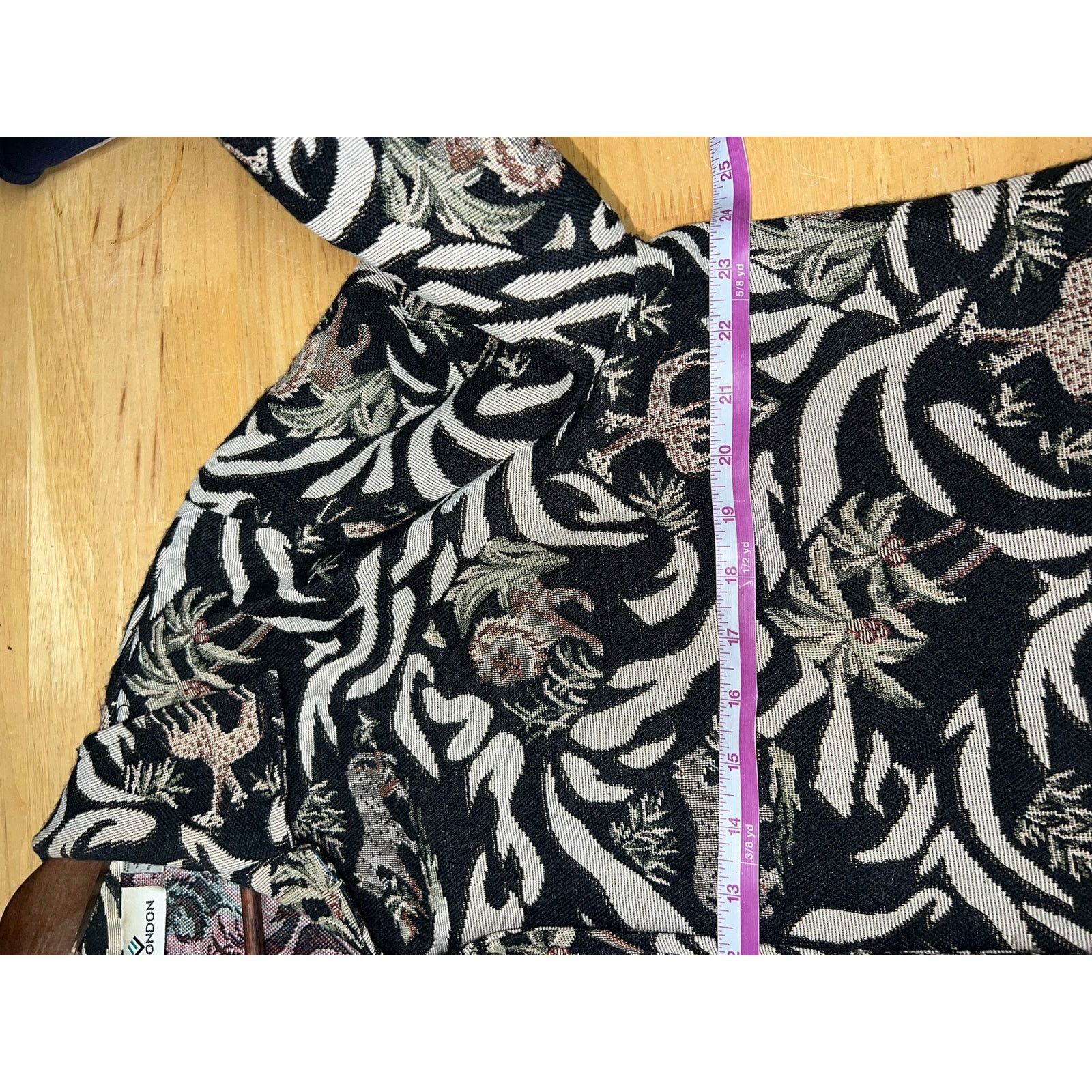Vintage Womens Vintage Safari Blazer Jacket Tapestry Jacquard XL Size XL / US 12-14 / IT 48-50 - 11 Thumbnail
