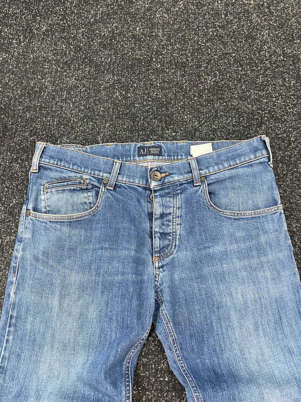 Armani × Hysteric Glamour × If Six Was Nine ARMANI METAL LOGO HYSTERIC GLAMOUR STYLE DISTRESSED JEANS Size US 34 / EU 50 - 4 Thumbnail