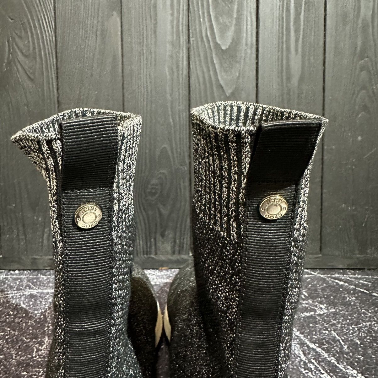 Jimmy Choo Jimmy Choo Norway Knit & Lurex Mid High Trainers Size 38 Size US 8 / IT 38 - 7 Thumbnail