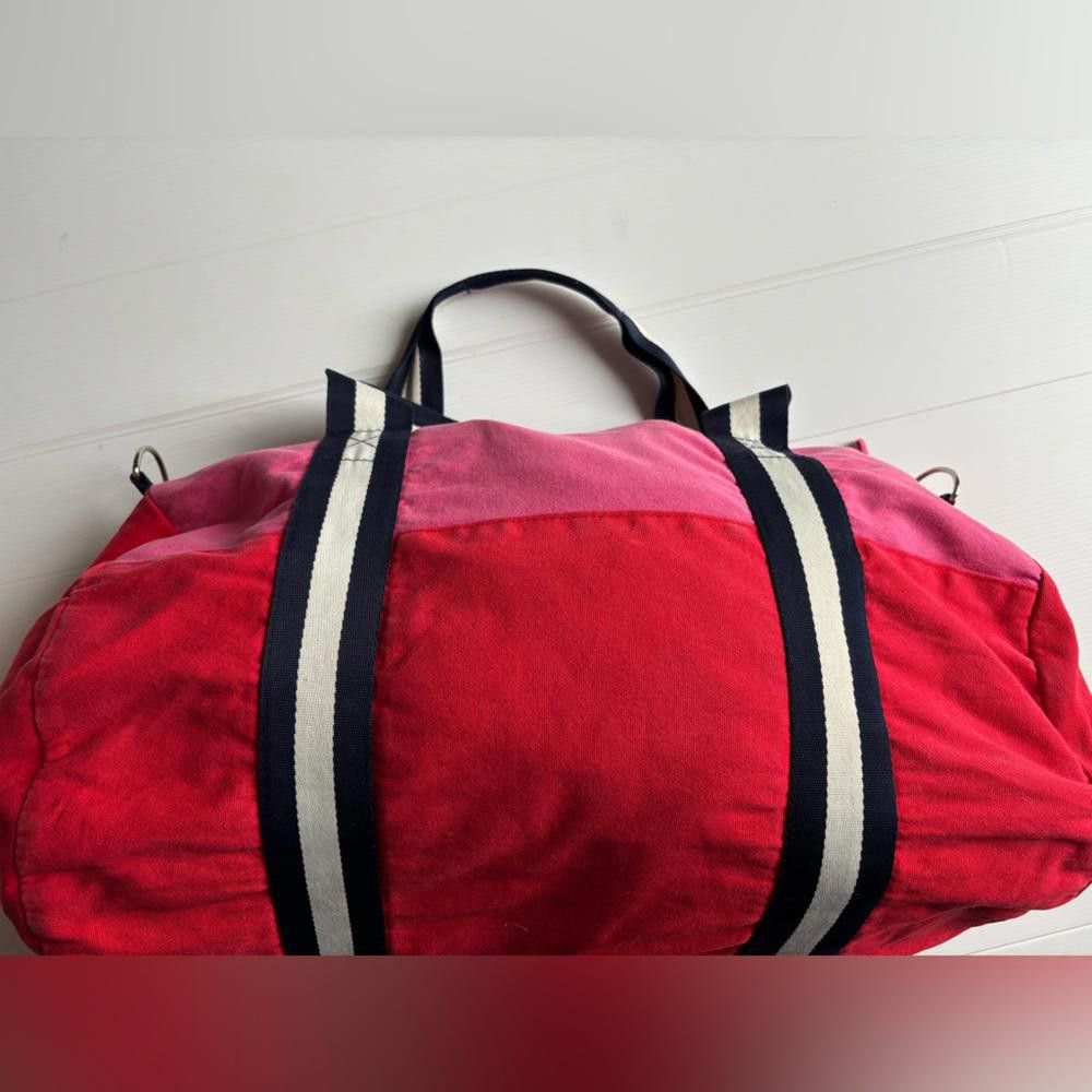 Tommy Hilfiger Vintage Tommy Hilfiger Pink Duffle Bag Size ONE SIZE - 5 Thumbnail
