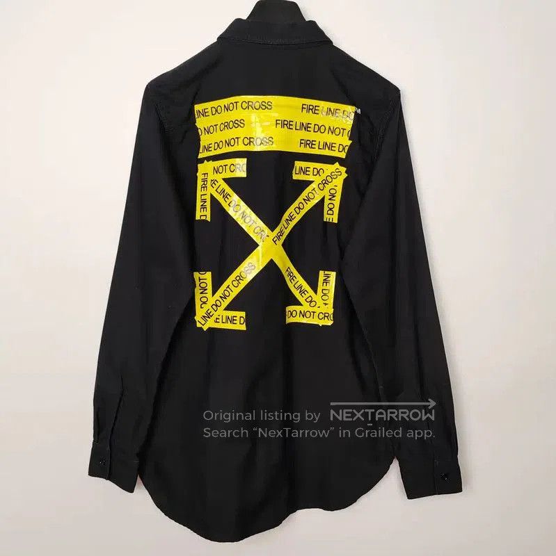 Off-White Off-White Black Cotton Long Sleeve Shirt . Size US S / EU 44-46 / 1 - 2 Thumbnail