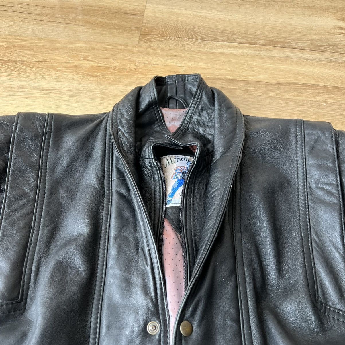 Genuine Leather Vintage Leather Jacket Size US L / EU 52-54 / 3 - 11 Thumbnail