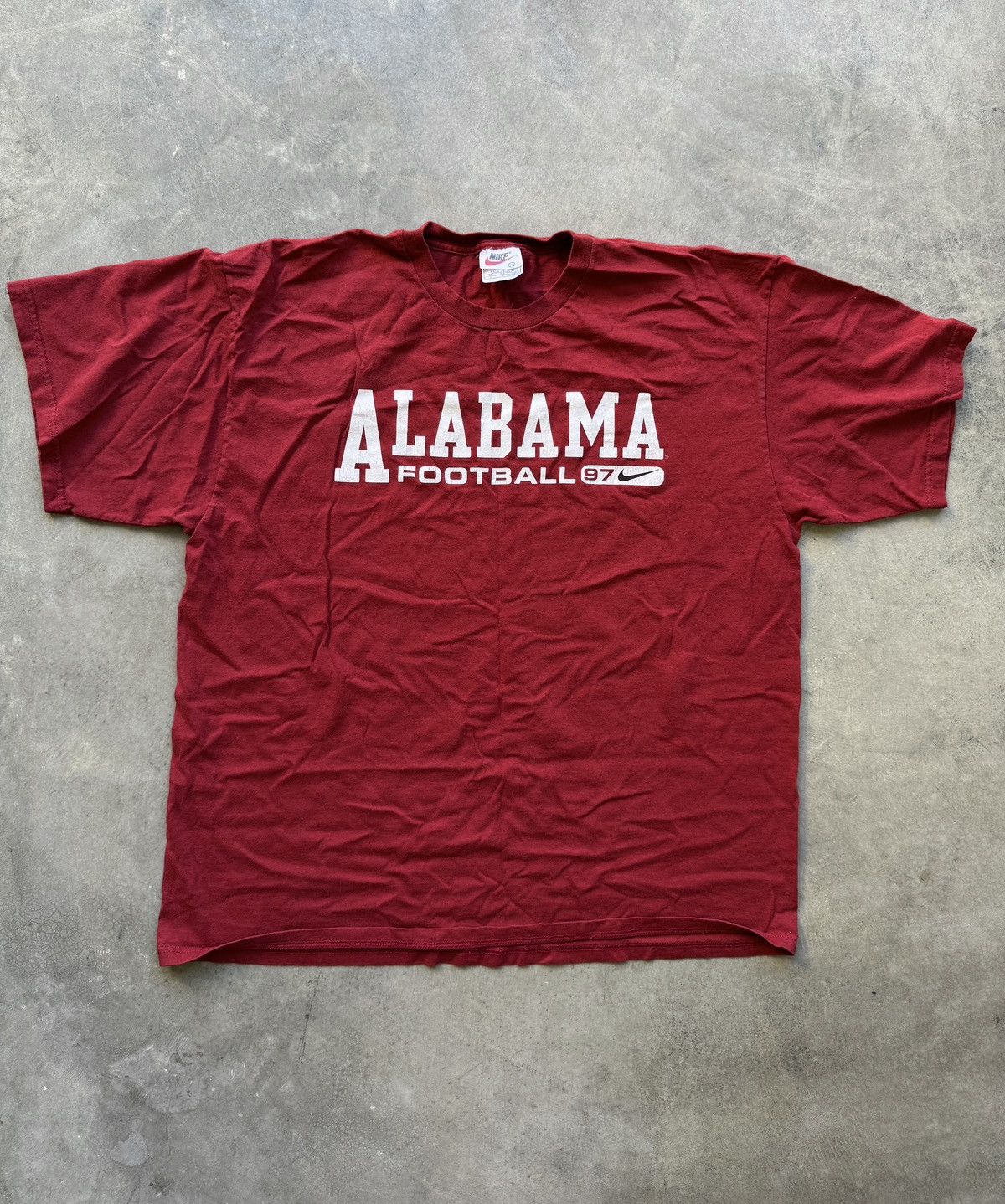 Nike Vintage 1997 Nike Alabama Football Shirt Made in USA Size US XL / EU 56 / 4 - 1 Thumbnail