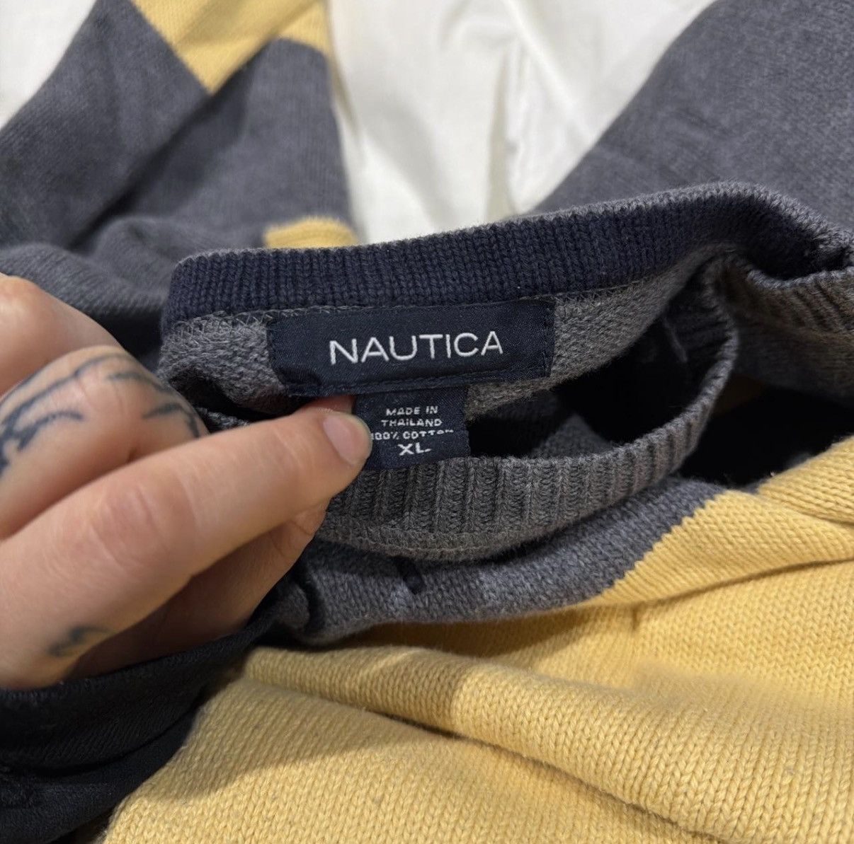 Nautica Nautica Sweater Size US XL / EU 56 / 4 - 4 Thumbnail
