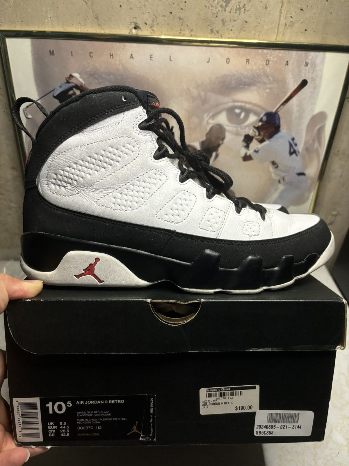Jordan Brand Jordan Retro 9 ‘space jam’ Size US 10.5 / EU 43-44 - 1 Thumbnail