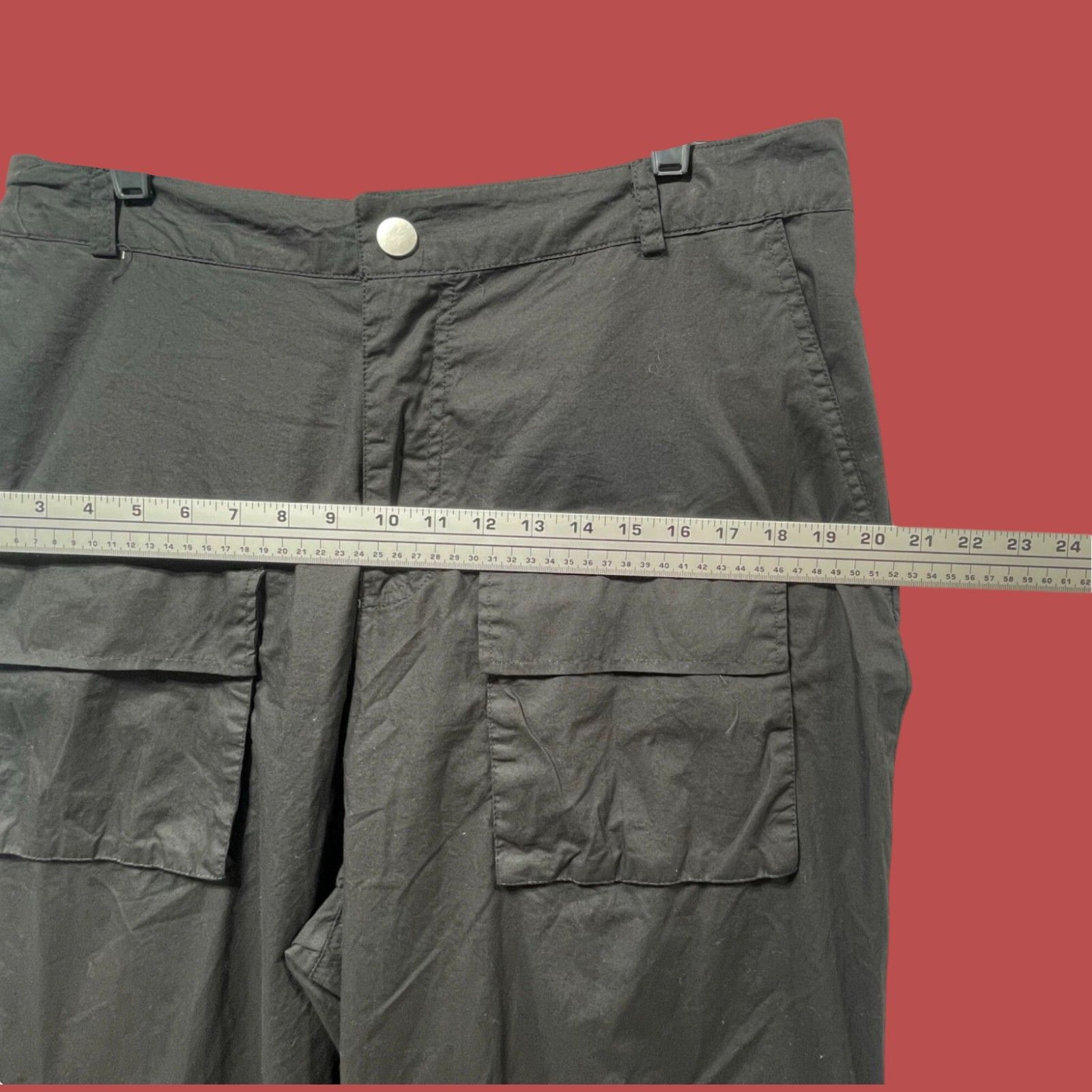 Other Rue + - Women's Cozy Cargo Jogger Pants With Multi Pockets - Size 36" / US 14 / IT 50 - 4 Thumbnail