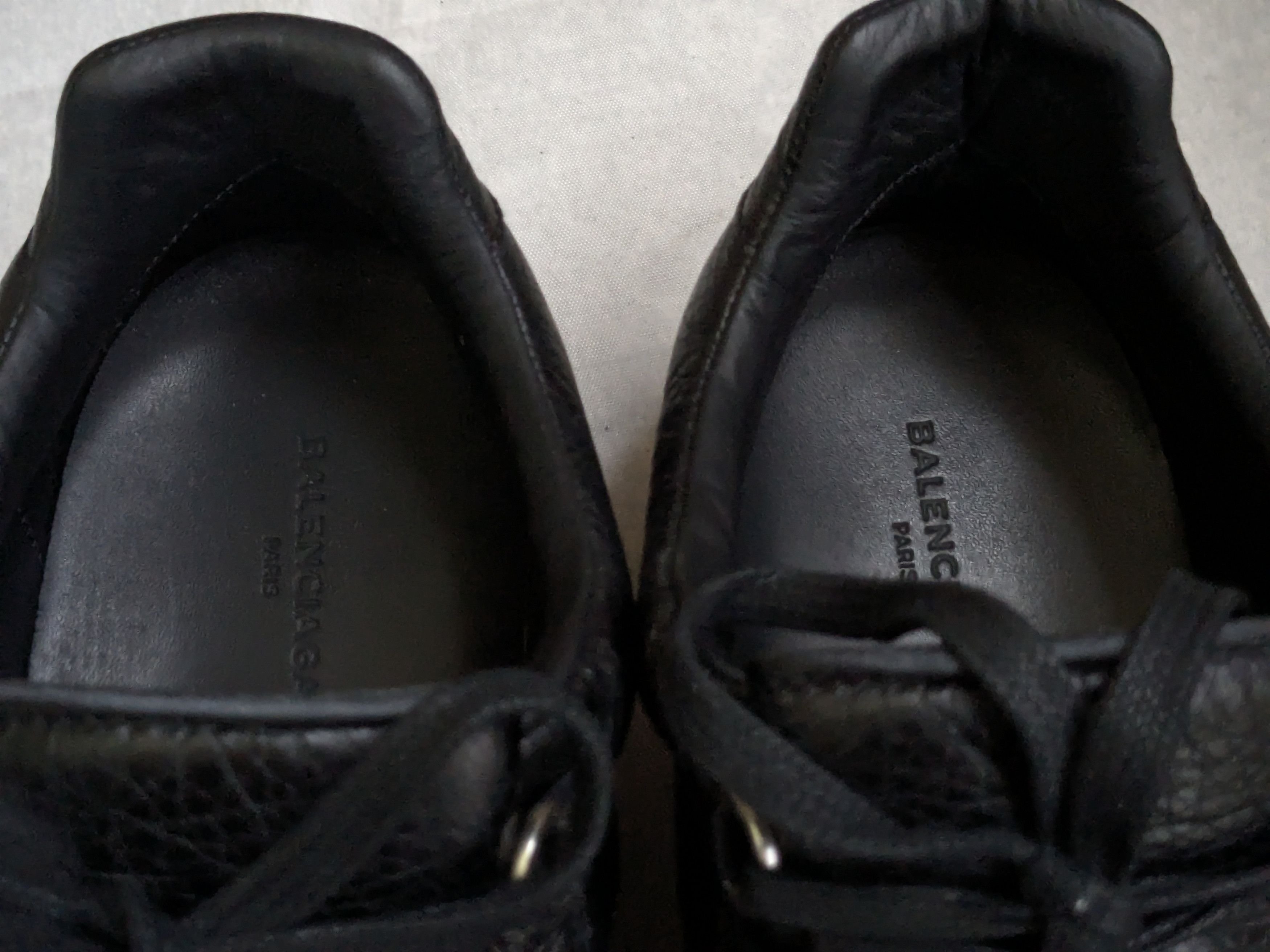 Balenciaga Balenciaga Arena Sneakers Black 10 Low Tops Leather Size US 10 / EU 43 - 8 Thumbnail