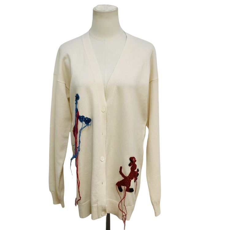 Loewe Loewe Embroidered Patch Cardigan Size M Size US M / EU 48-50 / 2 - 1 Thumbnail