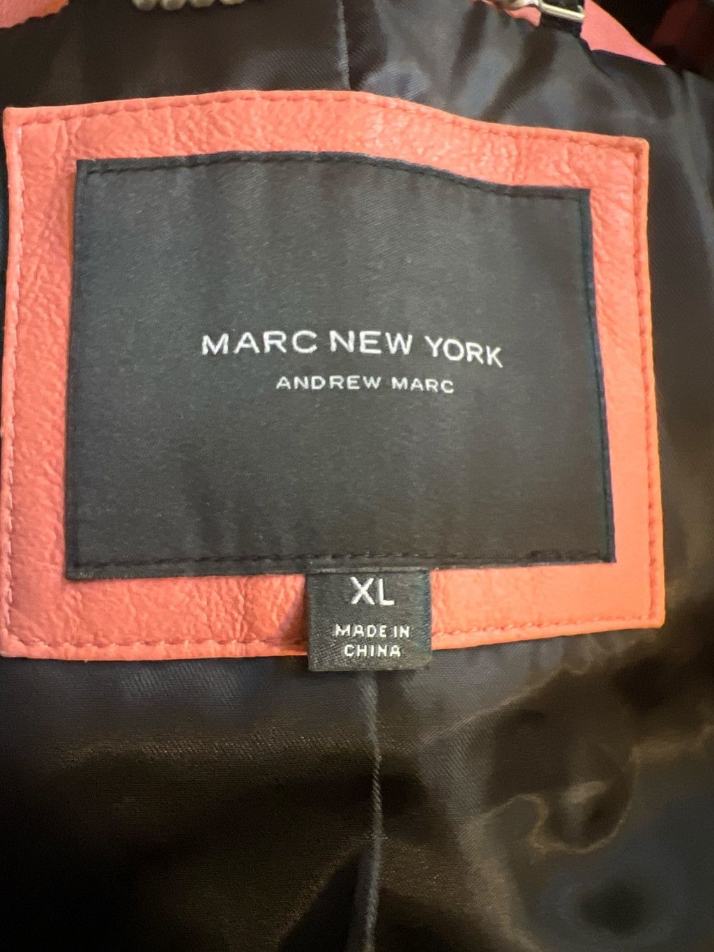 Other Marc New York Women's Leather Jacket Size XL Raspberry Size XL / US 12-14 / IT 48-50 - 6 Thumbnail