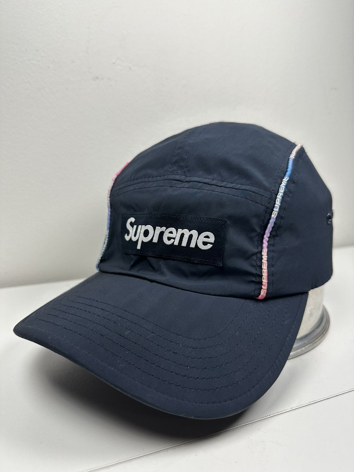 Supreme Supreme Gradient Piping Camp Cap Hat Size ONE SIZE - 4 Thumbnail