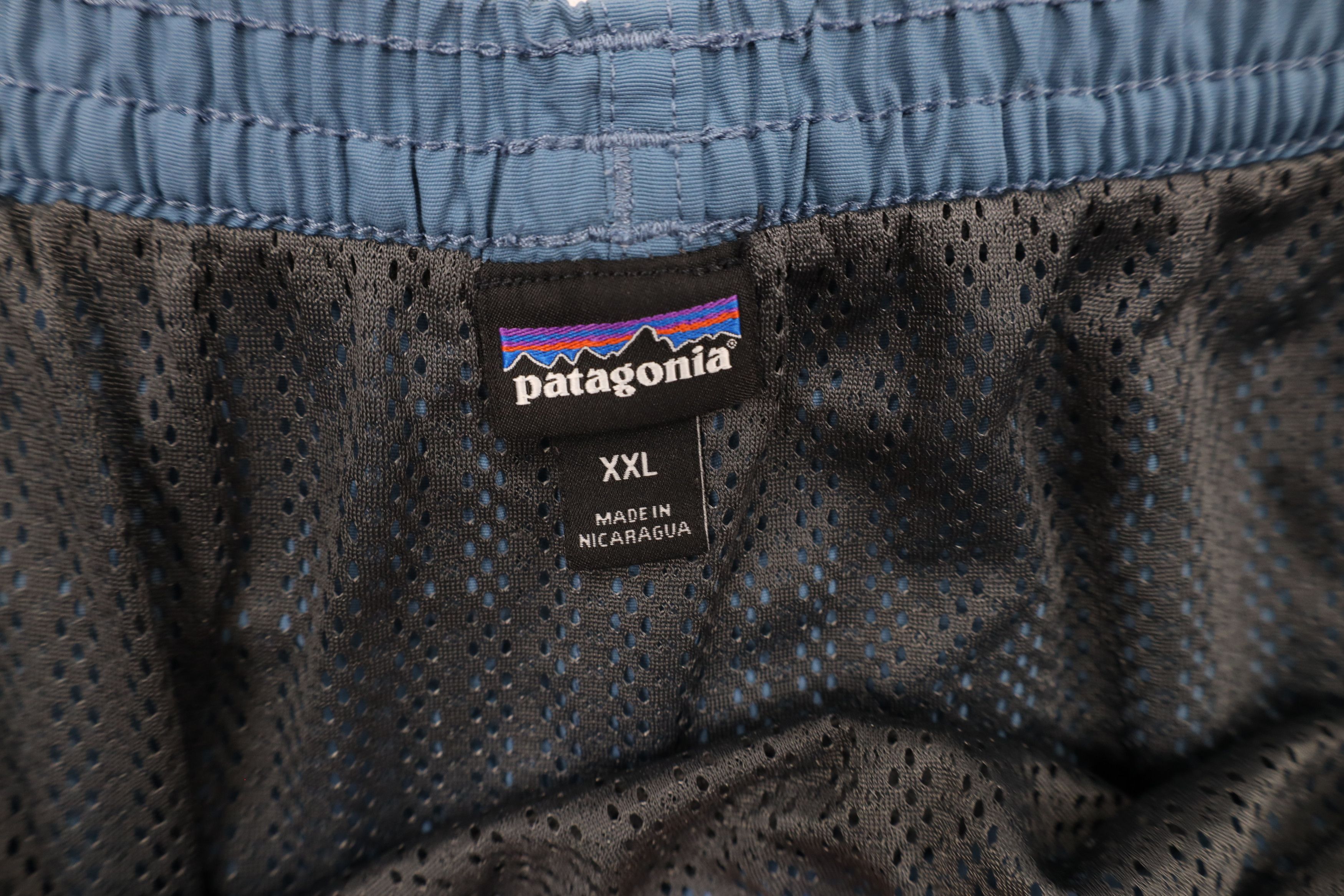 Patagonia × Vintage Patagonia Out Above Knee Lined Baggies Shorts Blue Nylon 7" Size US 38 / EU 54 - 7 Thumbnail