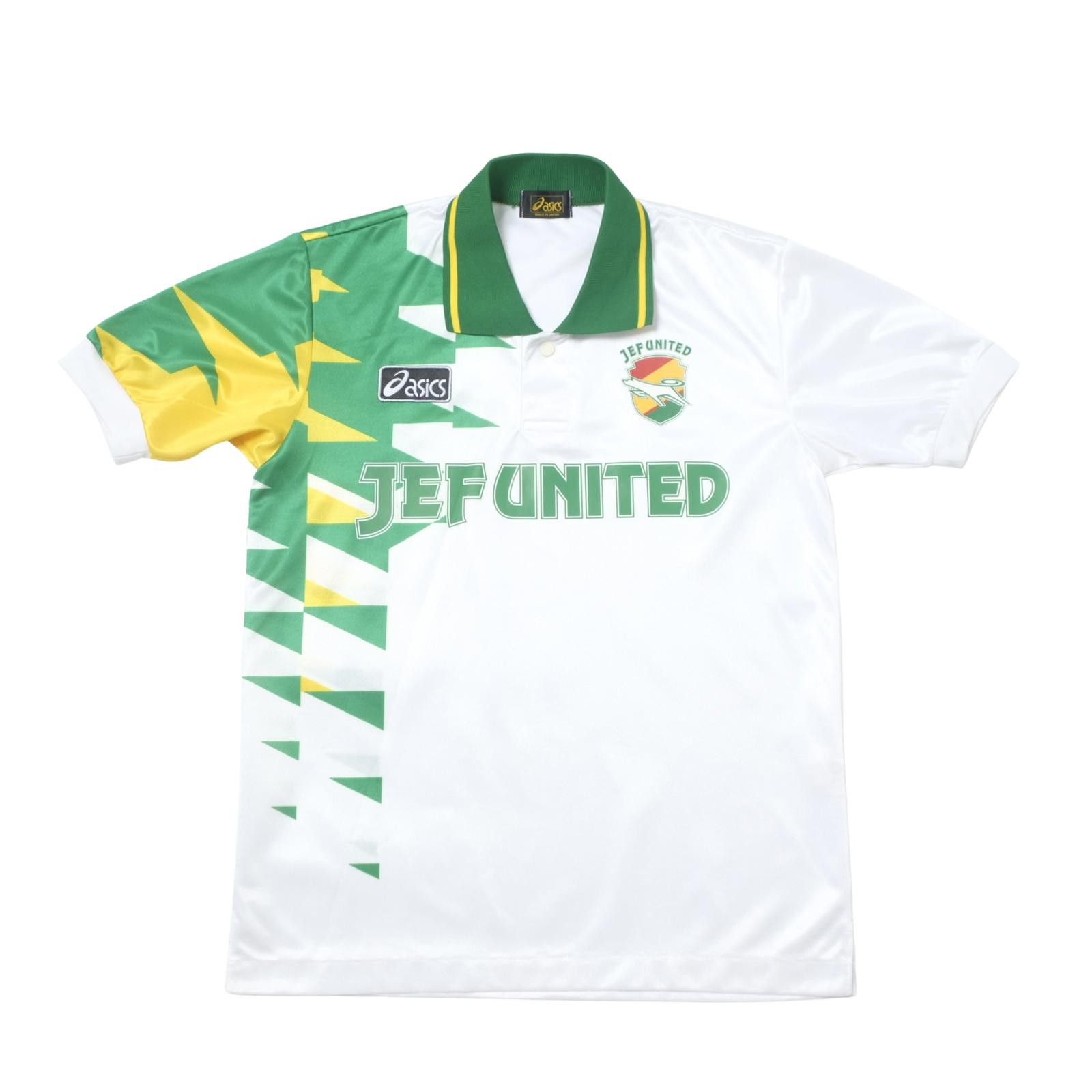 Asics 1993/94 JEF United Ichihara Away Shirt J-League (S) Size US S / EU 44-46 / 1 - 1 Thumbnail