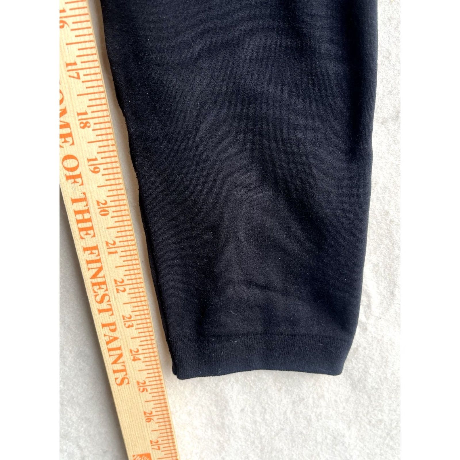 Vintage Sociology Leggings Womens L/XL Black Cotton Spandex Stretch Ankle Yoga Casual Athleisure Size 36" / US 14 / IT 50 - 5 Thumbnail