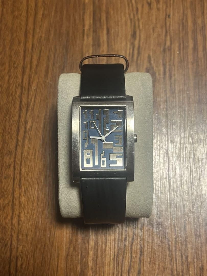 image of Jean Paul Gaultier Modern Art Watch in Navy, Men's