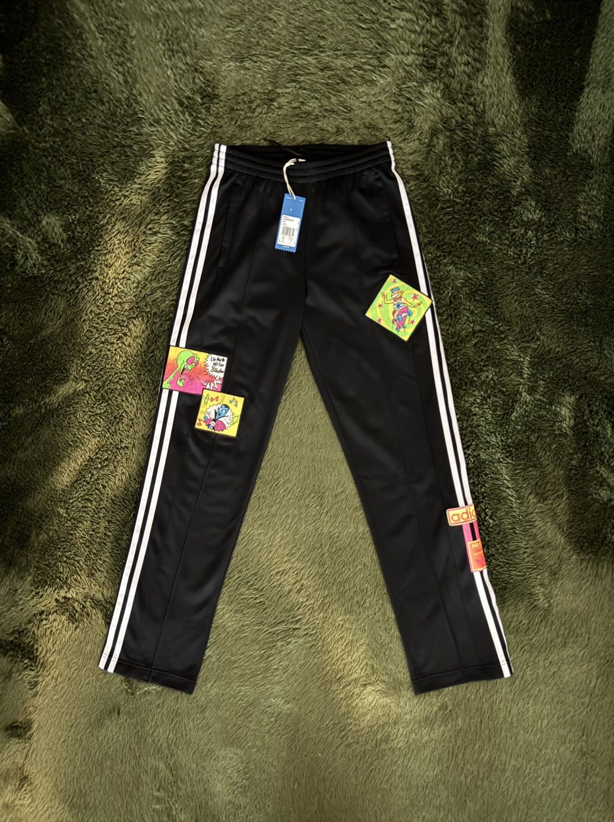 Adidas × Jeremy Scott [S] Adidas x Jeremy Scott Patched Adibreak Track Pants Size US 32 / EU 48 - 1 Thumbnail