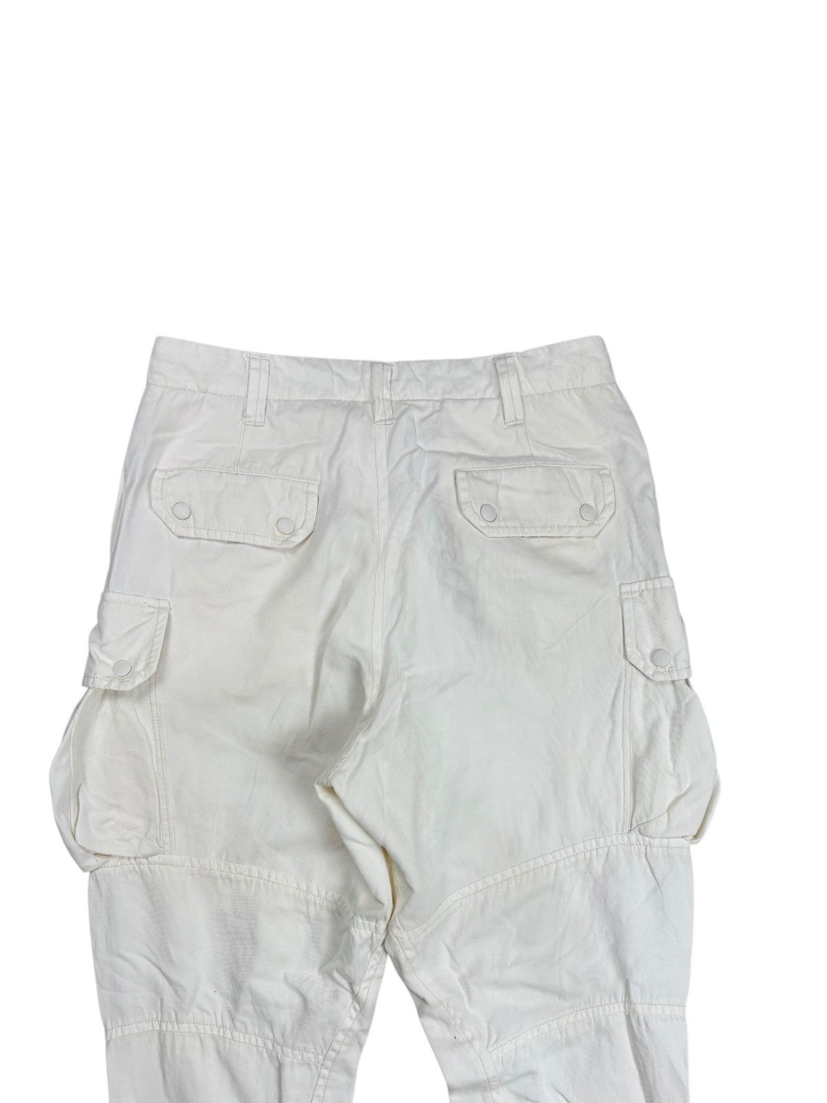 Yasuyuki Ishii 08 Sircus - "SAMPLE" Apocalypse White Cargo Pants Size US 30 / EU 46 - 6 Thumbnail