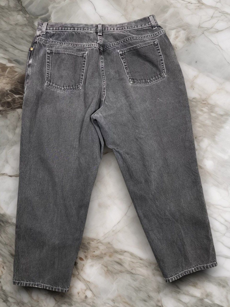 L.L. Bean vintage 90s LL bean baggy denim nice design Size US 38 / EU 54 - 2 Thumbnail