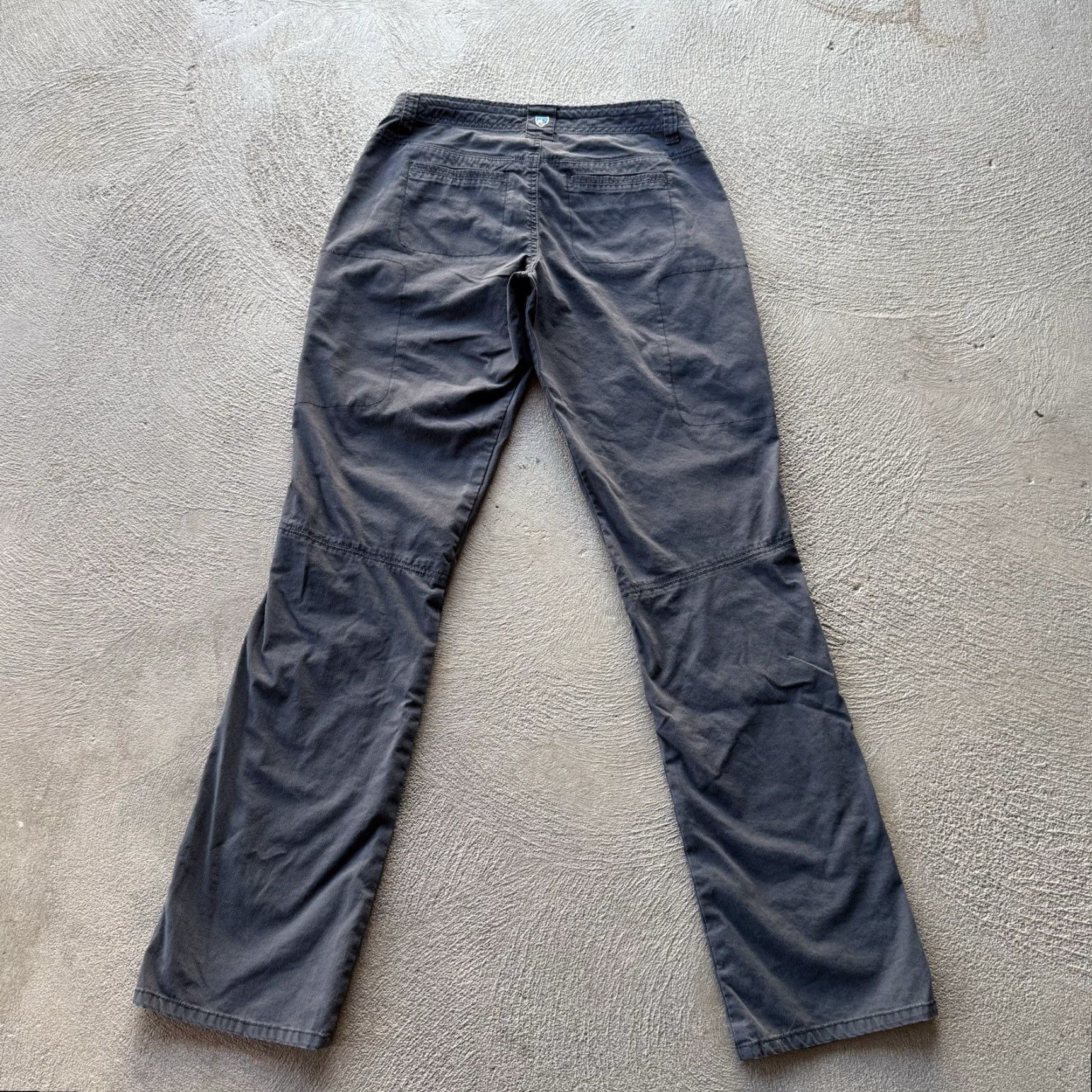Vintage Kuhl Pants Women 4 Gray Spire Roll Up Outdoor Hike Climb Basic Stretch Chino Size 27" / US 4 / IT 40 - 3 Thumbnail