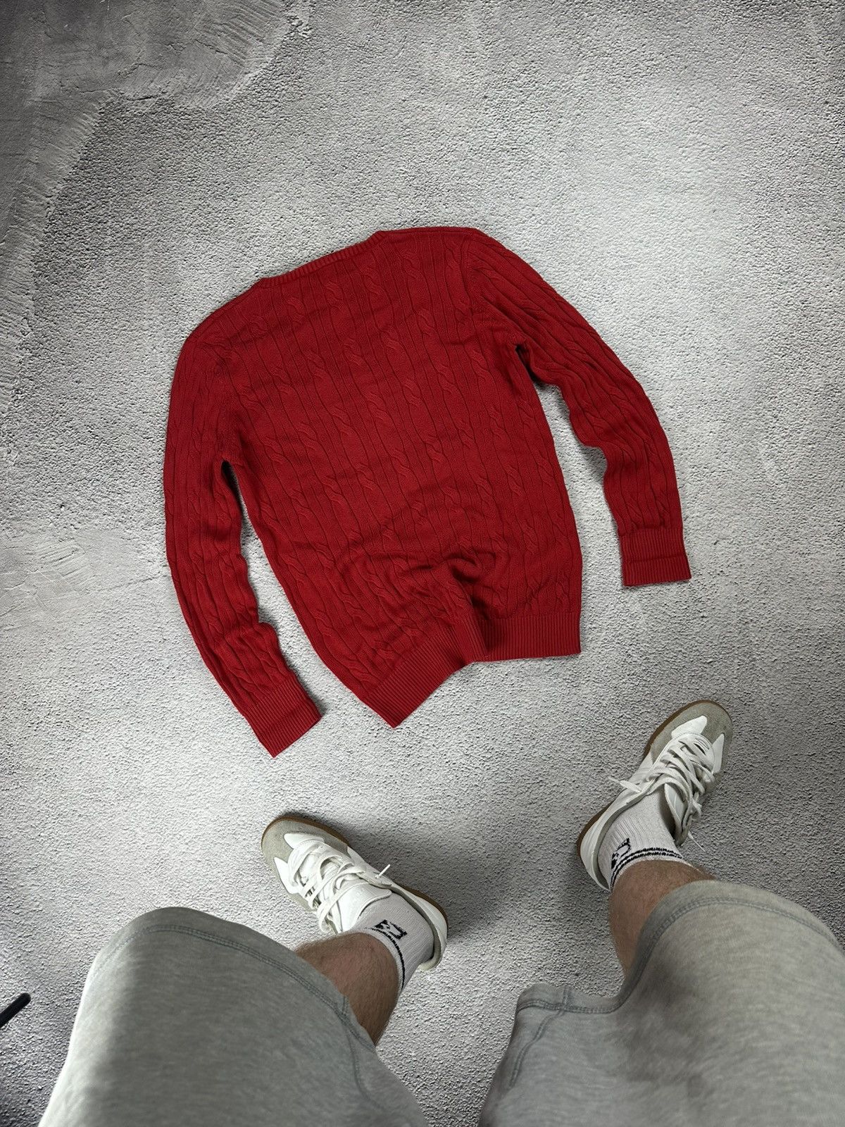 Lacoste Vintage Lacoste Knitwear V-Neck Striped Sweater Old Money Size M / US 6-8 / IT 42-44 - 2 Thumbnail
