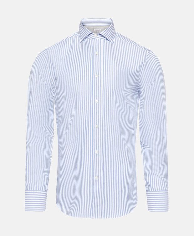 Brunello Cucinelli Long-sleeved shirt - slim fit Size US XL / EU 56 / 4 - 1 Thumbnail