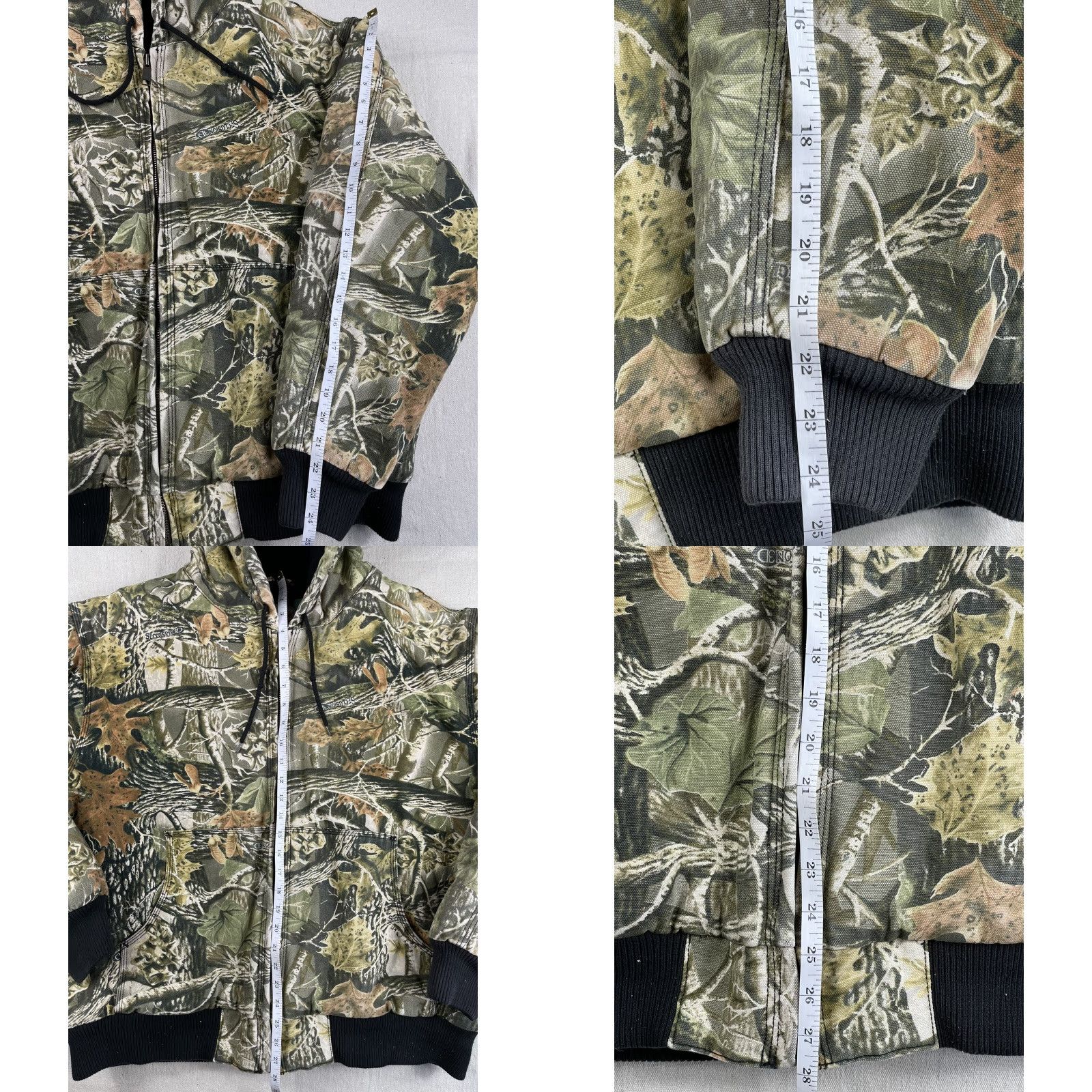 Vintage Cabelas Mens Canvas Camo Jacket XL Insulated Hunting 3D Quilted Seclusion Coat Size US XL / EU 56 / 4 - 8 Thumbnail