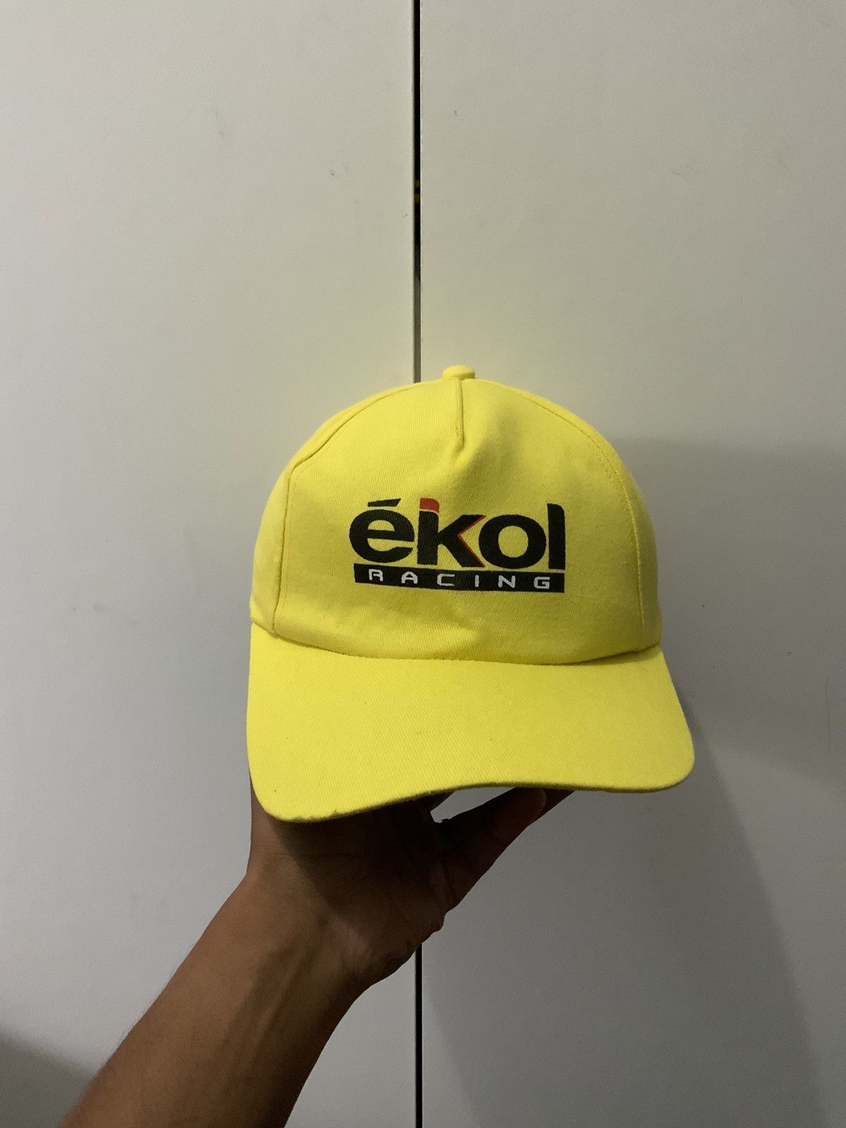 Hat Club Ekol Racing Yellow Vintage Hat Size ONE SIZE - 5 Thumbnail