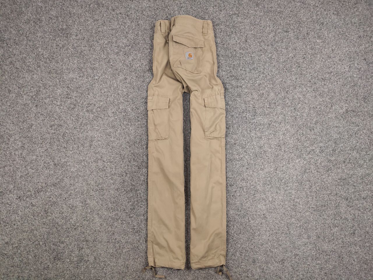 Carhartt Vintage 90's Carhartt Thrift Distressed Logo Cargo Pants Size US 30 / EU 46 - 1 Thumbnail