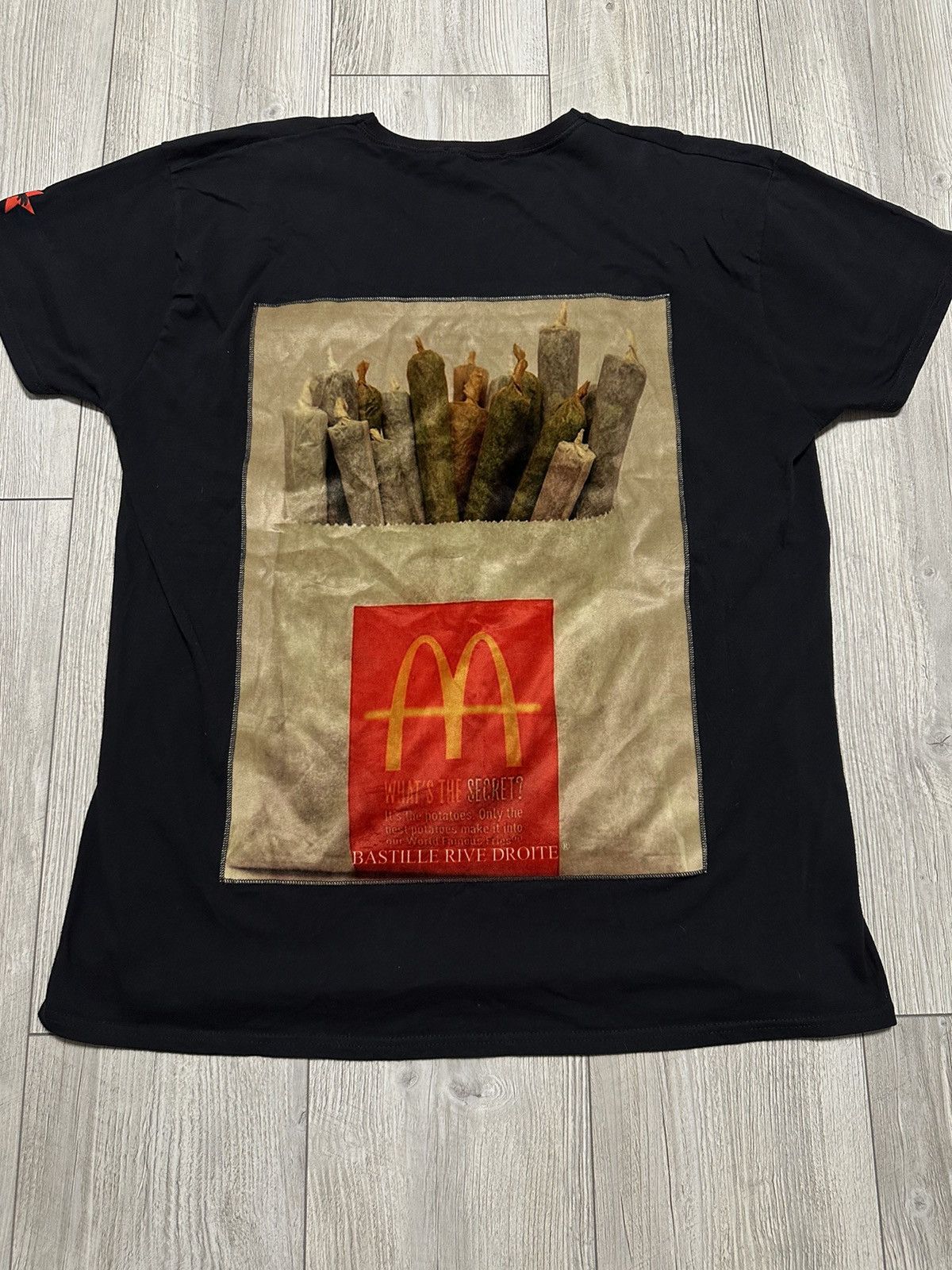 Other Bastille Rive Droite T-Shirt BASTMCMARIA Nero McDonalds Size US XXL / EU 58 / 5 - 1 Thumbnail