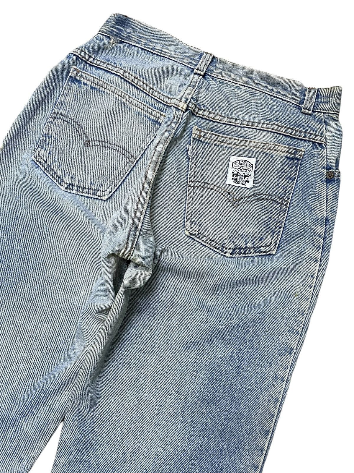 Levi's × Vintage Vintage Levis White Tab Baggy Loose Tapered Leg Jeans Size US 29 - 11 Thumbnail