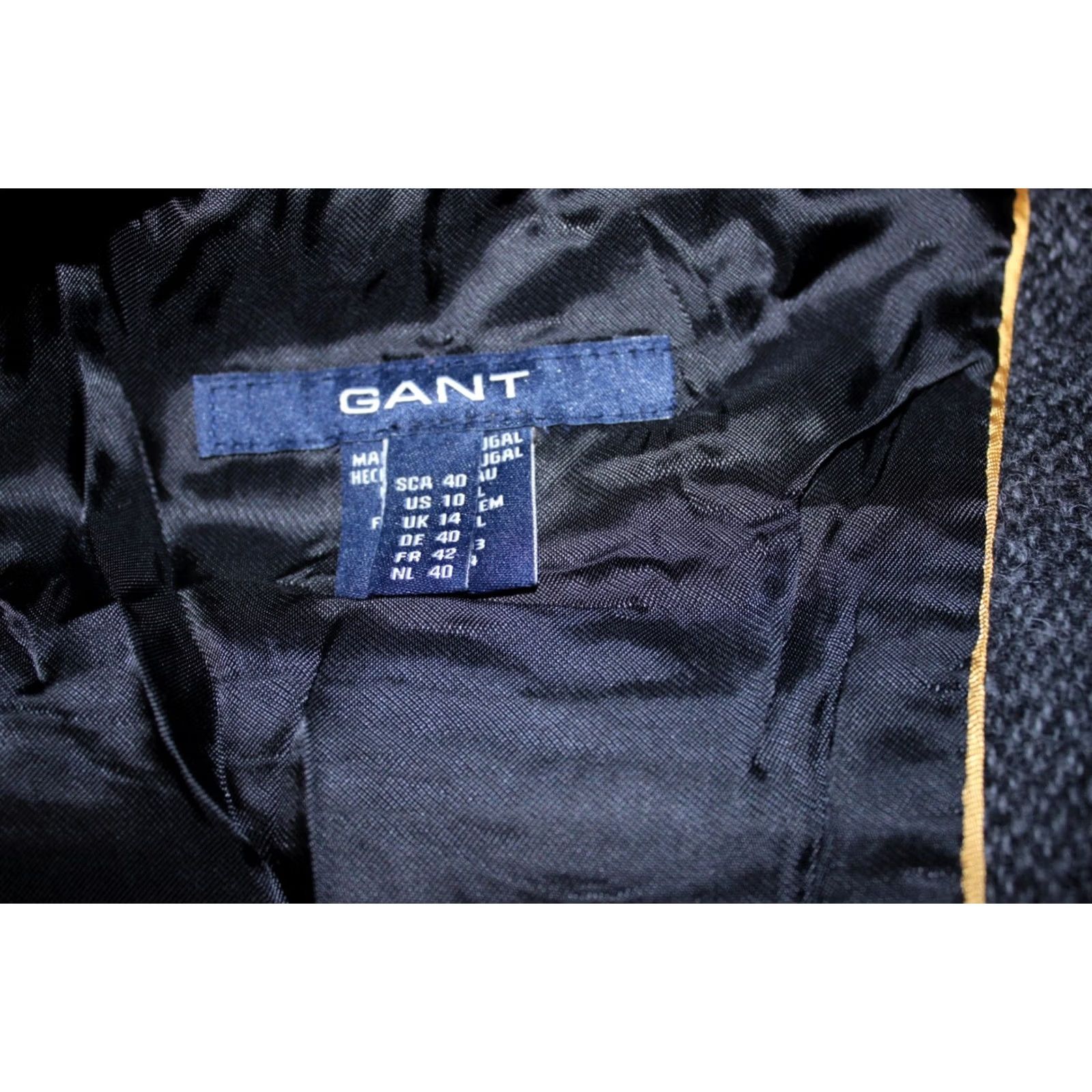 Gant GANT womens grey wool blazer jacket UK 14 US 10 Size XL / US 12-14 / IT 48-50 - 7 Thumbnail
