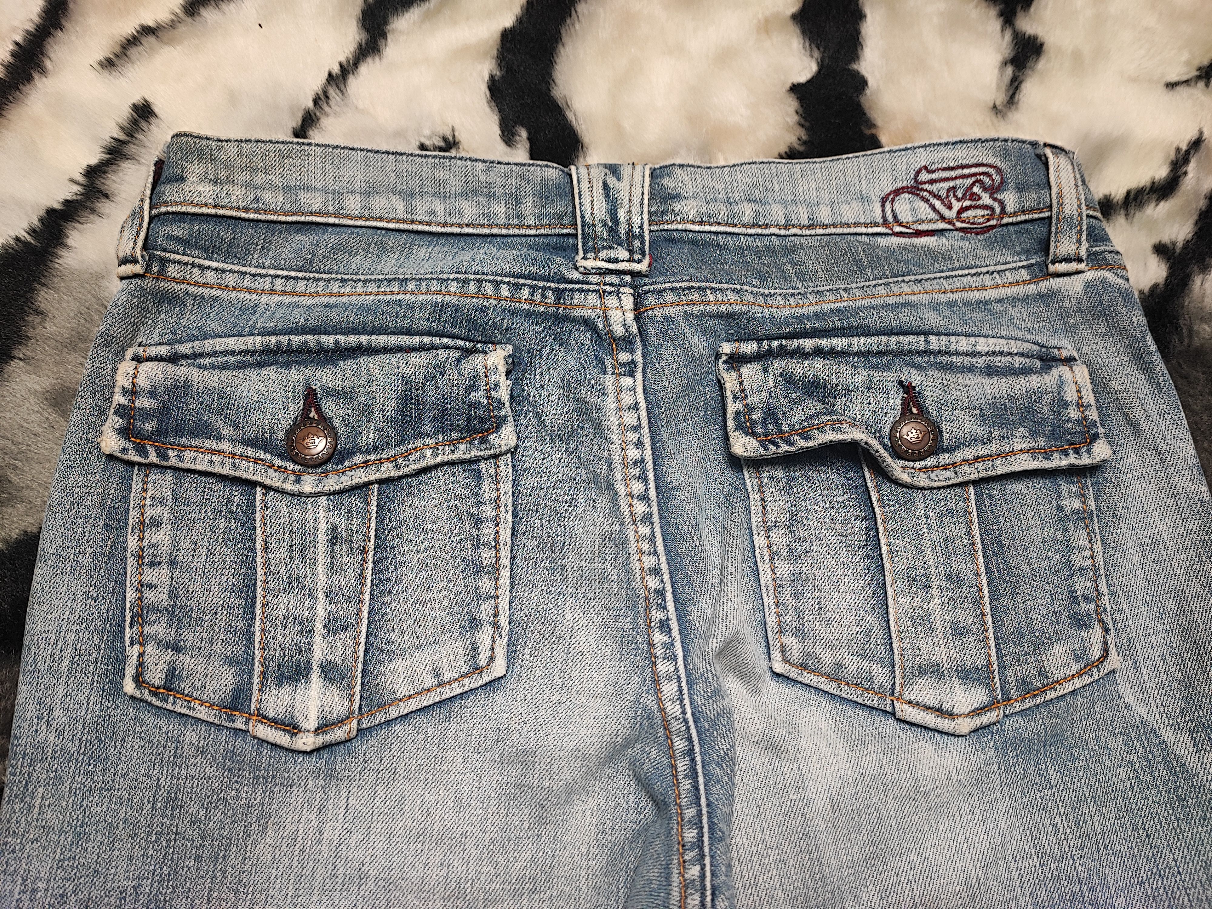 Jean Vintage Brappers Bootcut Flared Jeans Size 29" - 17 Thumbnail