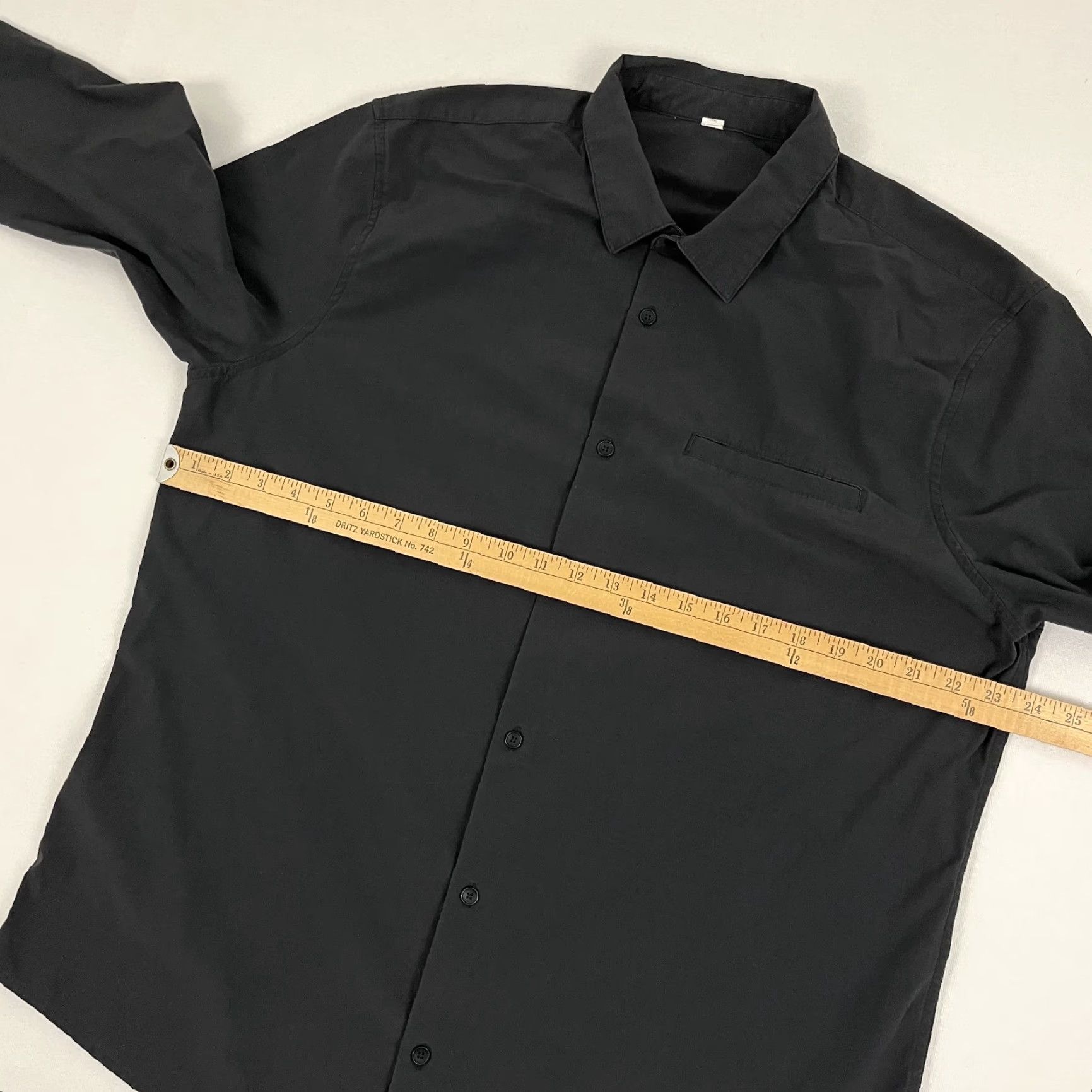 Lululemon Lululemon Shirt Mens XL Black Gray Button Up Performance Stretch Preppy Office Shirt Size US XL / EU 56 / 4 - 5 Thumbnail