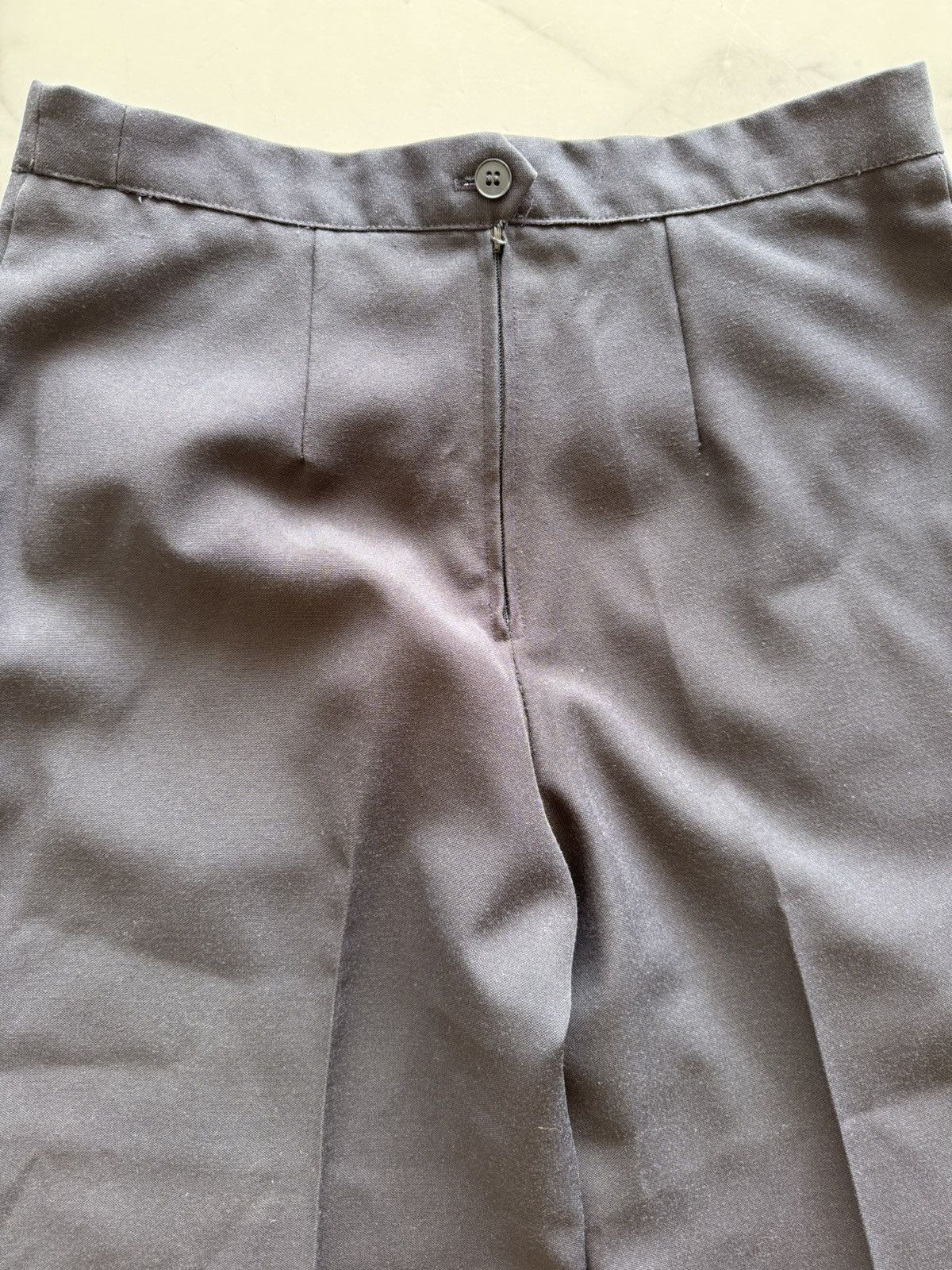 Vintage Smart Pants vintage women’s S dark navy blue high rise high Size 28" / US 6 / IT 42 - 2 Thumbnail