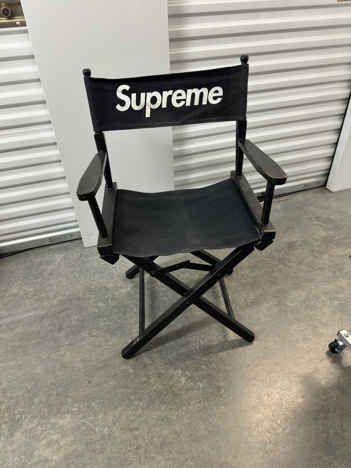 Supreme Supreme Director's Chair Black SS19 | Grailed