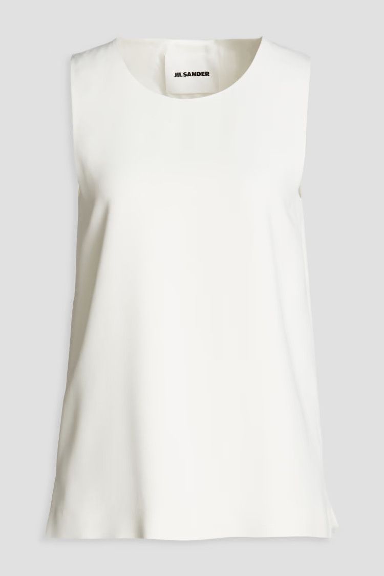 o1y1025 Sleeveless Blouse in White