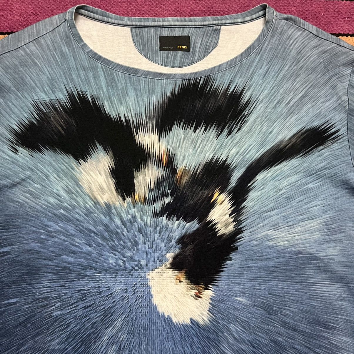 Fendi Authentic Fendi Eagle Motive Cotton Shirt Size XS / US 0-2 / IT 36-38 - 3 Thumbnail