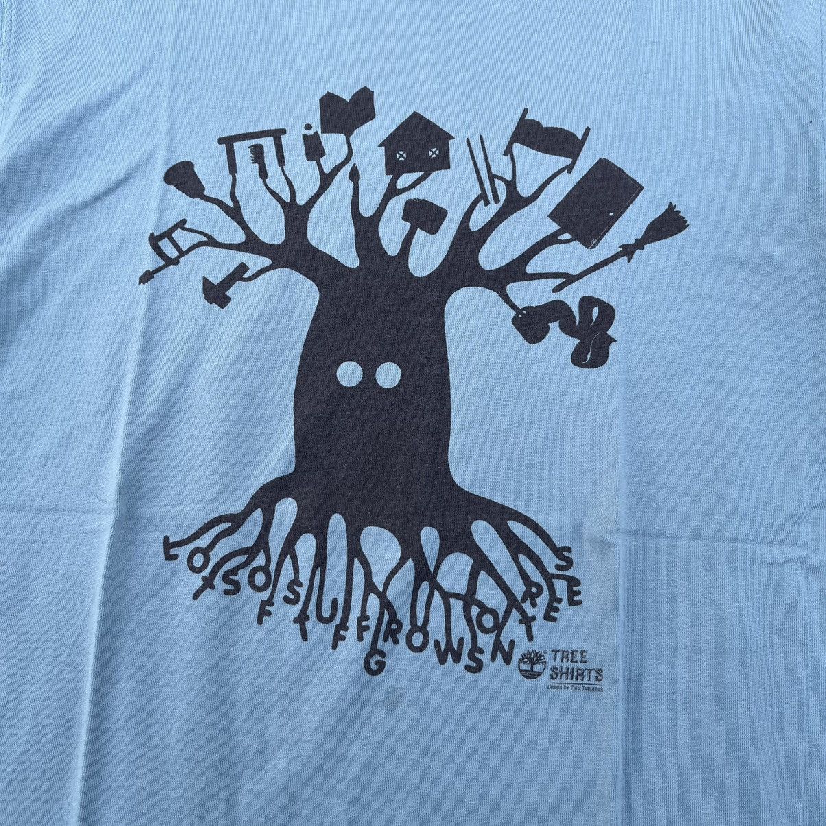 Timberland × Vintage CRAZY VINTAGE💥Timberland Tree shirt Blue sky Size US M / EU 48-50 / 2 - 3 Thumbnail