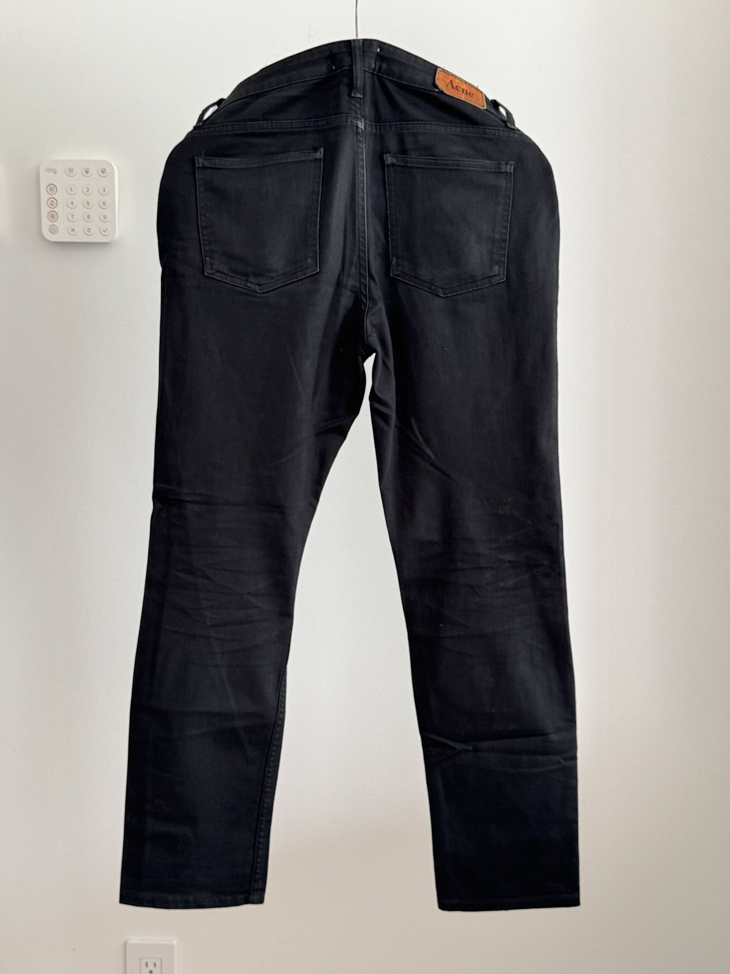 Acne Studios Acne - Flex Wet Black Denim Size US 33 - 2 Thumbnail