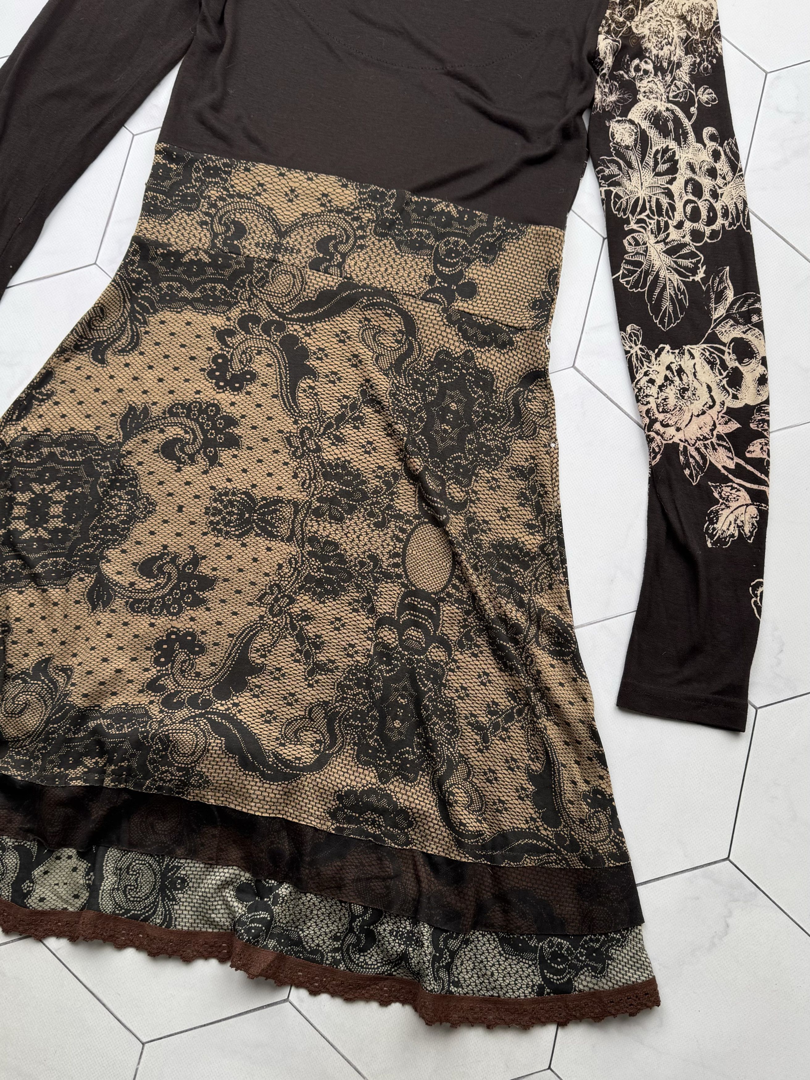 Desigual Desigual Vintage Dress With Long Sleeve (B268) Size M / US 6-8 / IT 42-44 - 11 Thumbnail